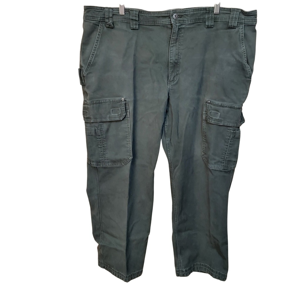 Duluth Trading DuluthFlex Fire Hose‎ Cargo Pants Mens 46x30 (45x27 actual) Green